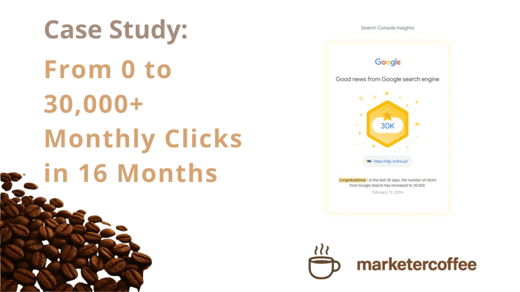 idg online seo case study from marketercoffee