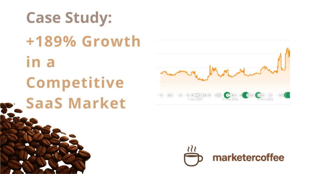 Placester ahrefs growth in seo with markercoffee