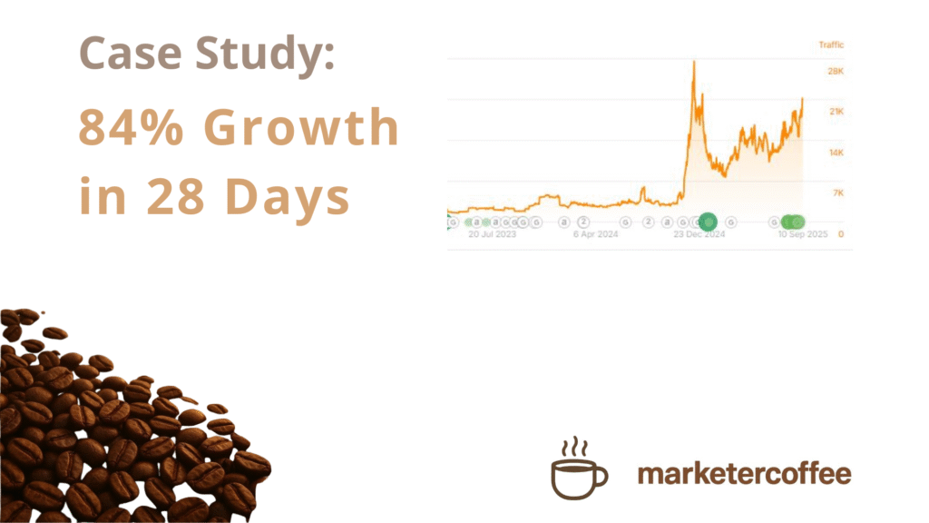 ecommerce seo perfume store case study ahrefs data from marketercoffee